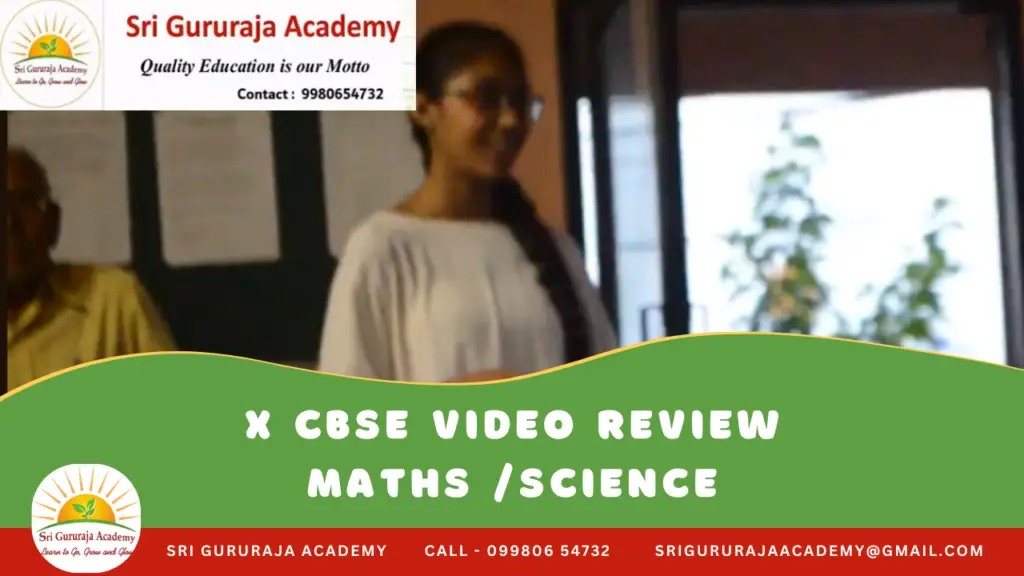Aditi Namdhari, CBSE Case Study | Sri Gururaja Academy