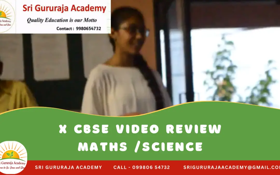 Aditi Namdhari, CBSE Case Study | Sri Gururaja Academy