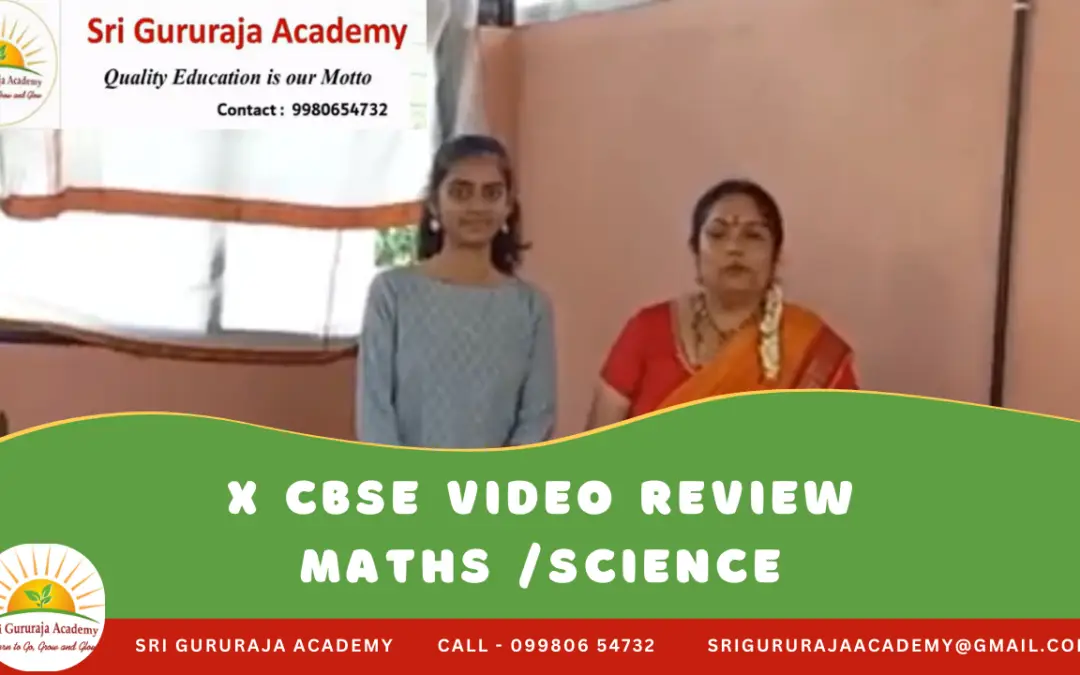 Anushka Narula, X CBSE Case Study | Sri Gururaja Academy