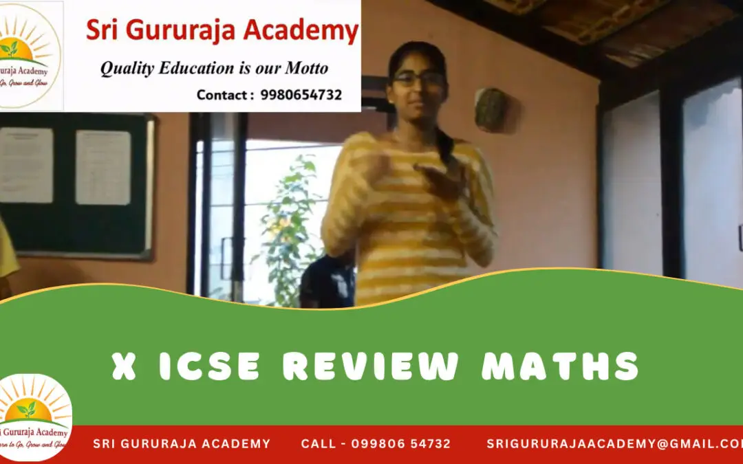 Yamini, ICSE Case Study | Sri Gururaja Academy