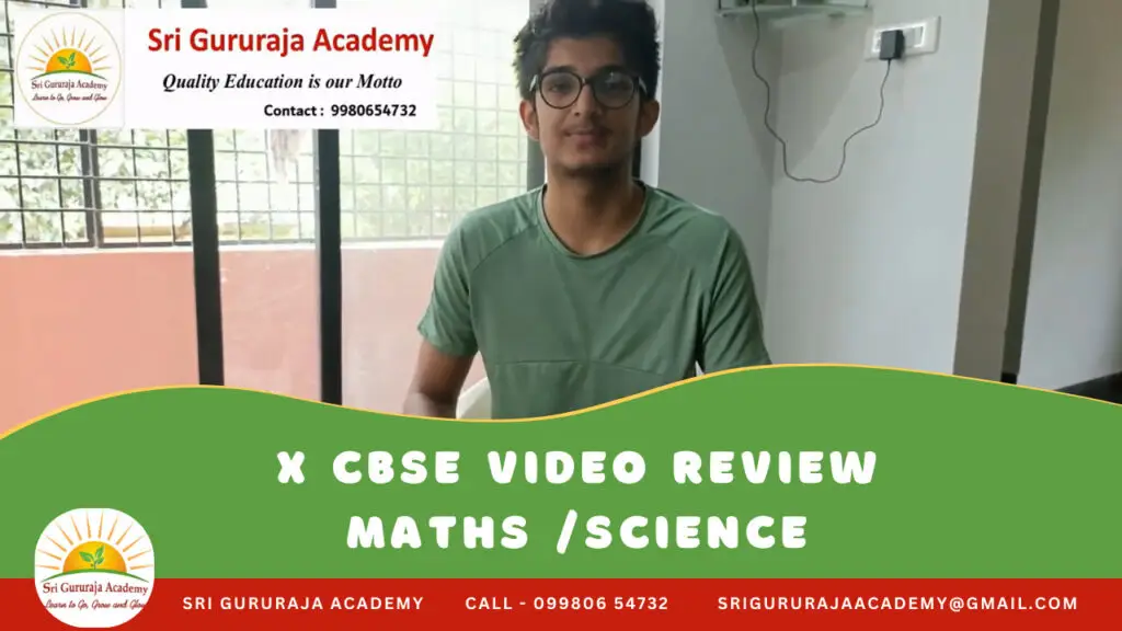 Rivi Jones Bhaskarin, X CBSE Case Study | Sri Gururaja Academy