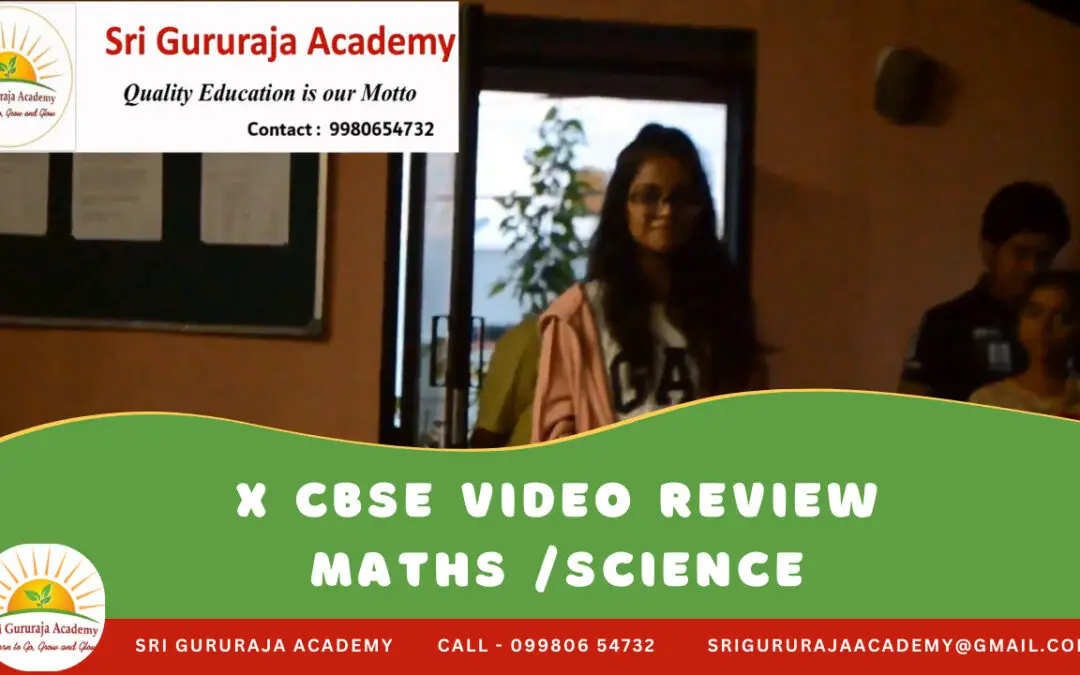Shreya Kashikkar, CBSE Case Study | Sri Gururaja Academy